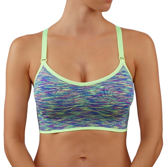 Tops - Sports Bra with breathable racer back